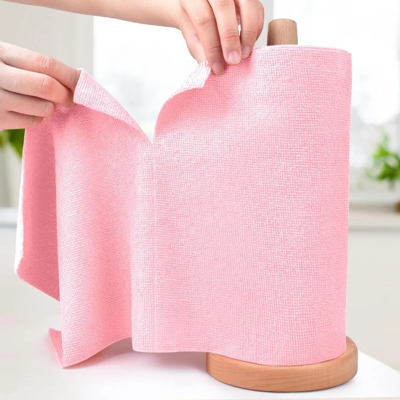 

1 Roll/20PCS Reusable Tear Away Microfiber Towels,Washable Ultra Absorbent Rags Drying Dishcloths for Car,Home,Garage or Shop