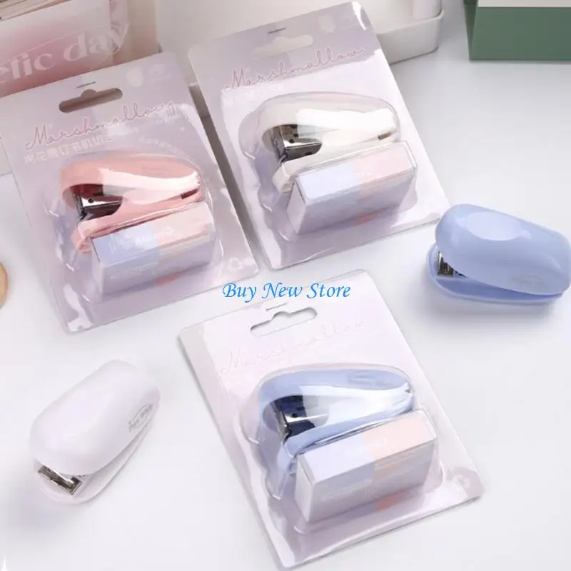 

20CE Mini Stapler For Office and School Use With Metal Structure and Fashion Design Travel Friendly File Management Stapler