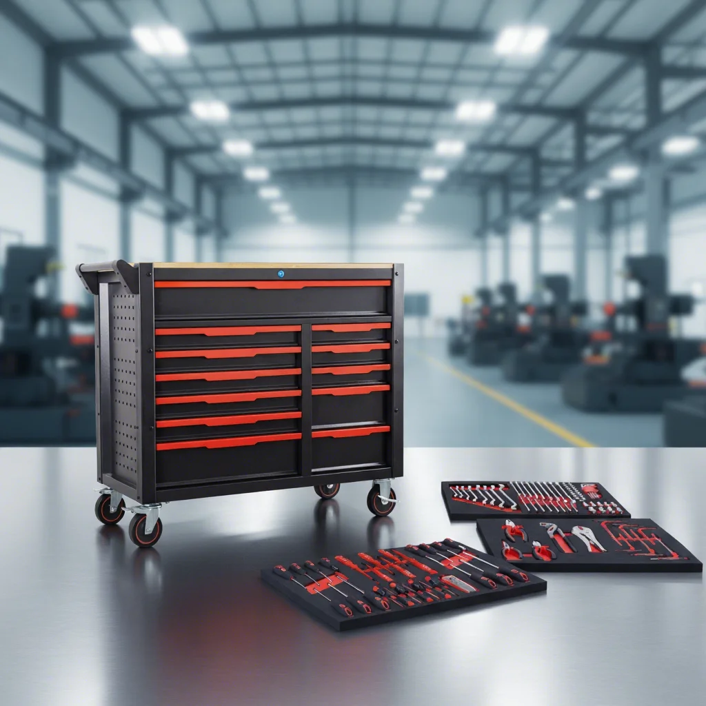 

Hot Sales Tool Multi-Drawer With Tools Garage Workshop Storage Cabinet Steel Material Cabinet Auto Repair Tool Cabinet OEm