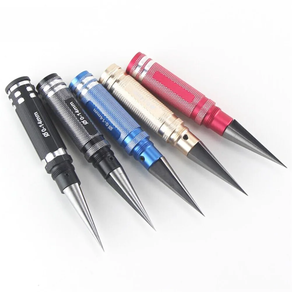 

1pc 0-14Mm Rc Car Reamer Car Hole Opener Stainless Steel Drill Hollow Handle Lightweight Aluminum Alloy Safety For Rc Aircraft