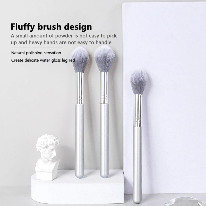 1Pc Blush Brush Portable Color Makeup Tool Natural Fiber Skin Friendly Non-irritating Multi-functional Makeup.~
