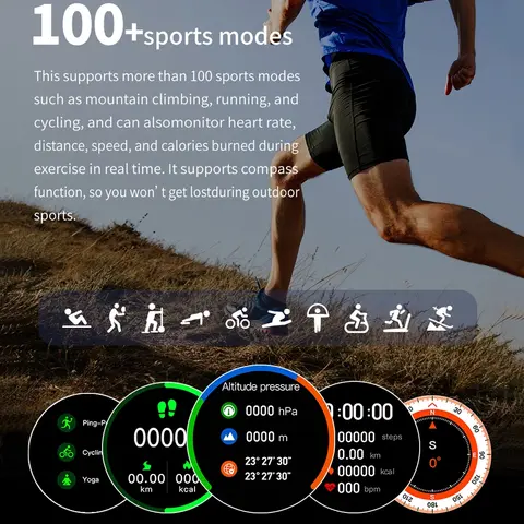 Watch 6 Classic Bluetooth Talk Smartwatch Herr AMOLED HD-skärm AI-röstassistent Bluetooth-samtal NFC GPS Smartklocka 10 best sales vadå 6 - №1