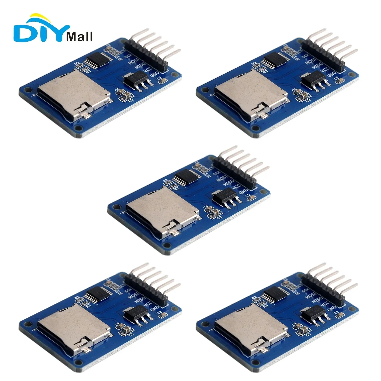 

Модуль карты Micro SD Модуль чтения карт памяти Mini TF с интерфейсом SPI