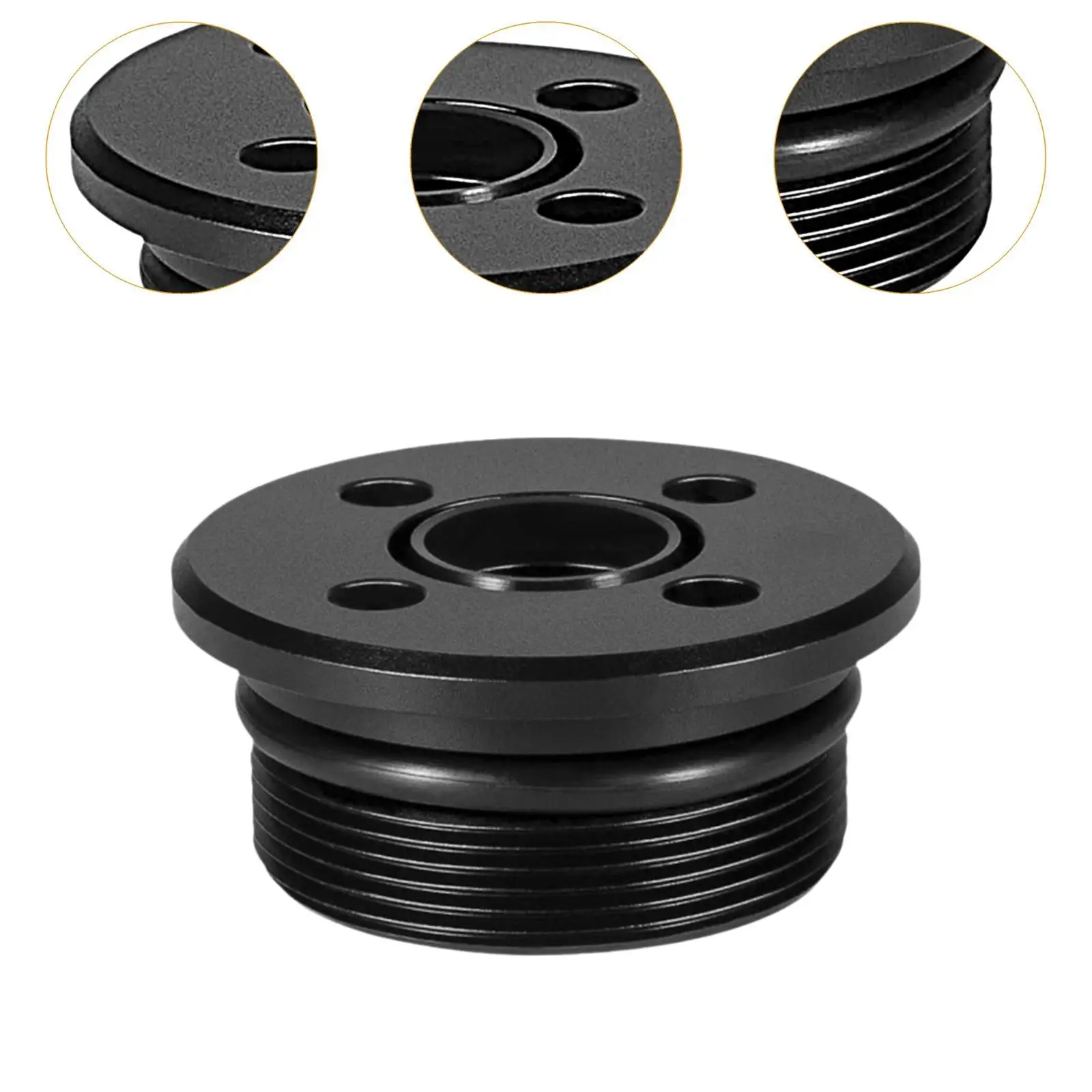 tilt-trim-repair-outboard-engine-cylinder-end-cap-with-seal-black-metal-for-115-300-hp-showa-assembly