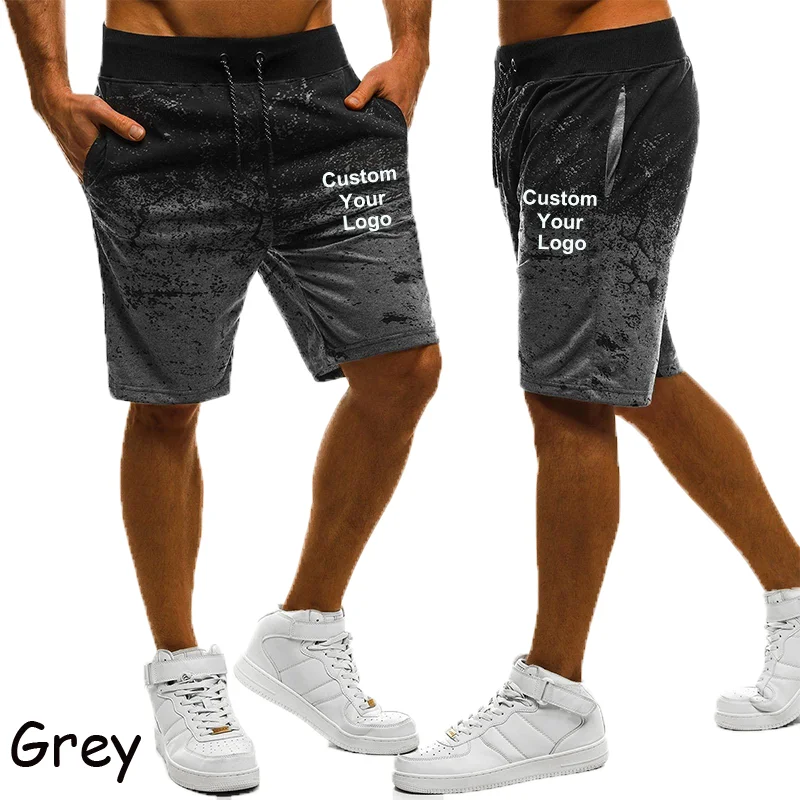 Pantalones cortos personalizados con tu logotipo para hombre, Shorts de moda de alta calidad, informales, para Fitness, con estampado de camuflaje