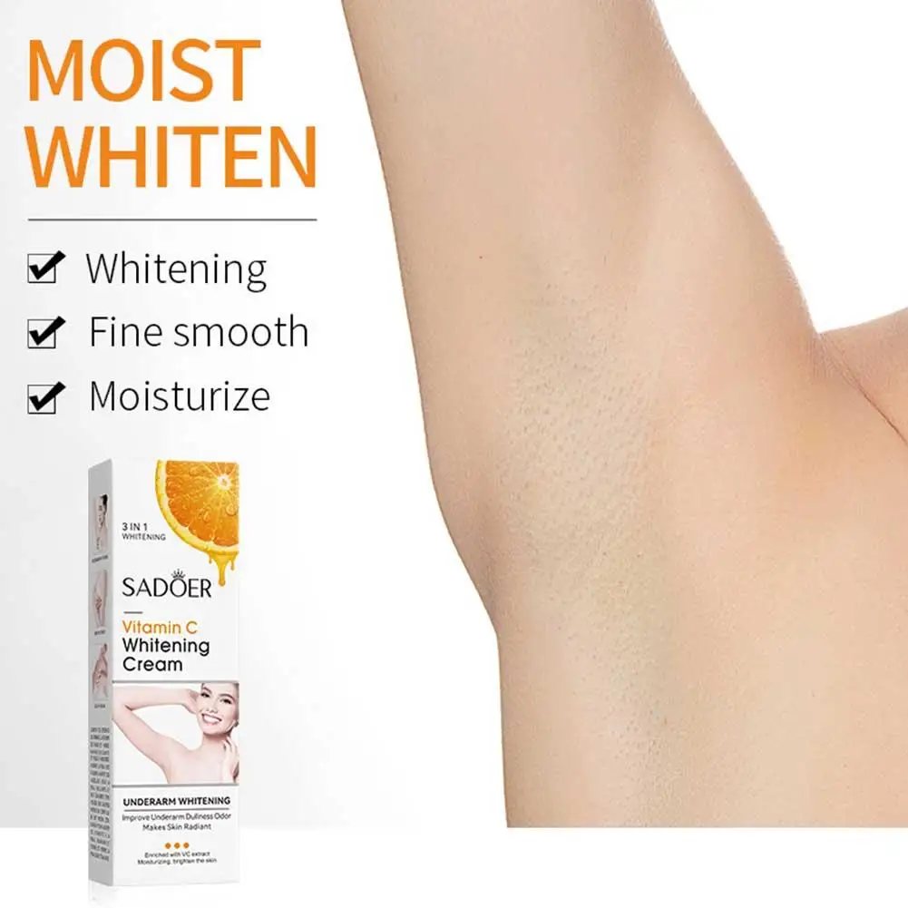 

Women Armpit Whitening Cream Underarm Whitening Cream Nourishing Knees White Skin Legs Body Care Private Brightening Parts B5T4