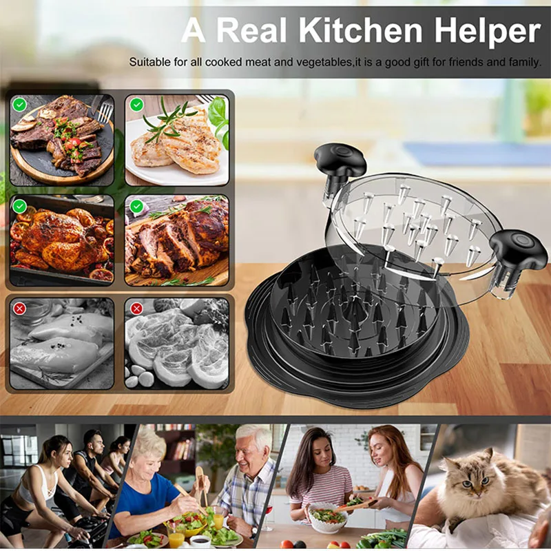 

Multi Functional Chicken Breast Meat Chopper Separator Meat Grinder Auxiliary Food Chopper Meat Complementary Food Machine