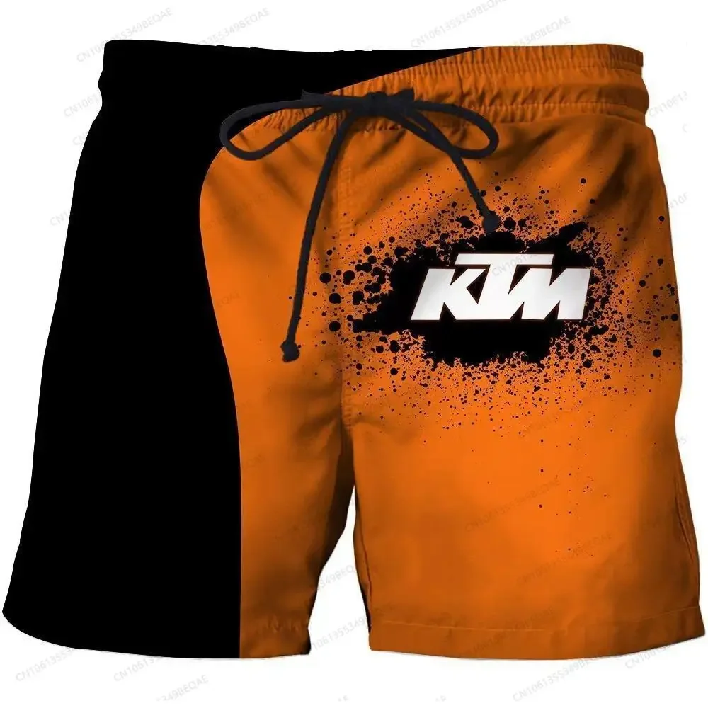 

KTM новые мужские шорты, летние мотоциклетные штаны, спортивная одежда, пляжные шорты, дизайнерская одежда, мужская повседневная одежда, тренировочные шорты команды