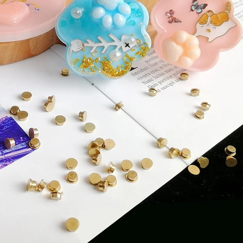 10 Pieces Spinning Charms Spinning Rotary Bearing Tool for 3D Rings DIY