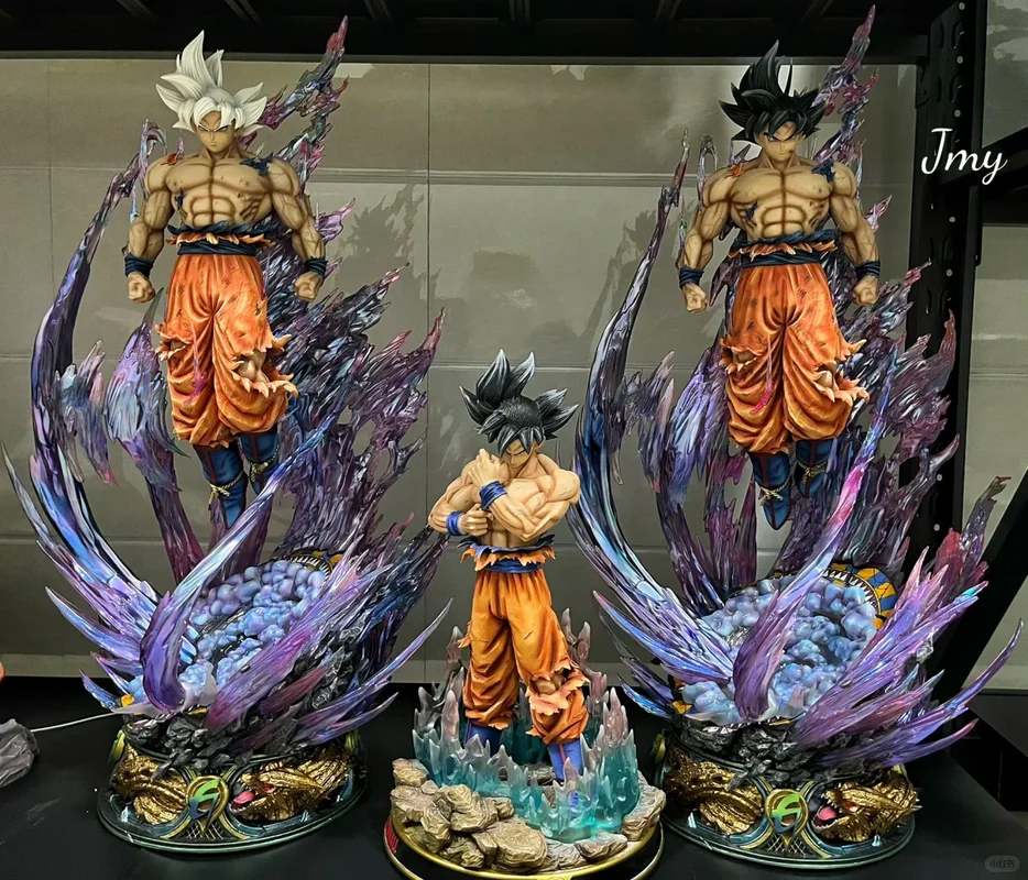 1/4 53cm 悟空 ドラゴンボール 超サイヤ人ゴッド超サイヤ人 悟空 レジン製スタチュー 1/4&1/6スケール 限定版フィギュア ラストスリープスタジオ製 LED付きGK