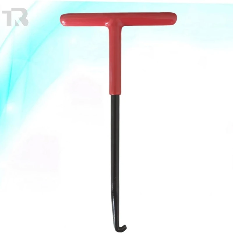 

Крючок для выхлопной пружины мотоцикла, Т-образная ручка, инструмент для ремонта пружин, съемник пружины выхлопной трубы, монтажные крючки