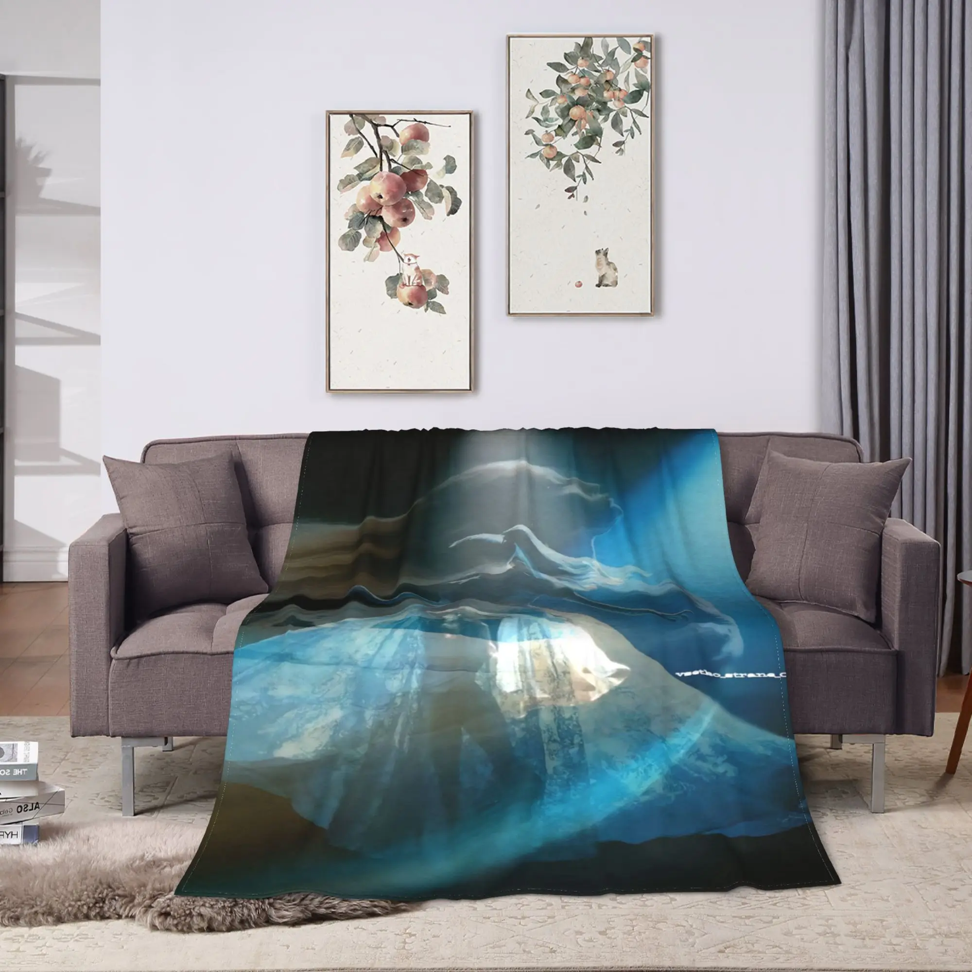 Warm Soft Blankets Picnic Arianas Grandes petal  Throw Blanket  Flannel Bedspread For Couch Bed Comfortable Sofa Bed Cover