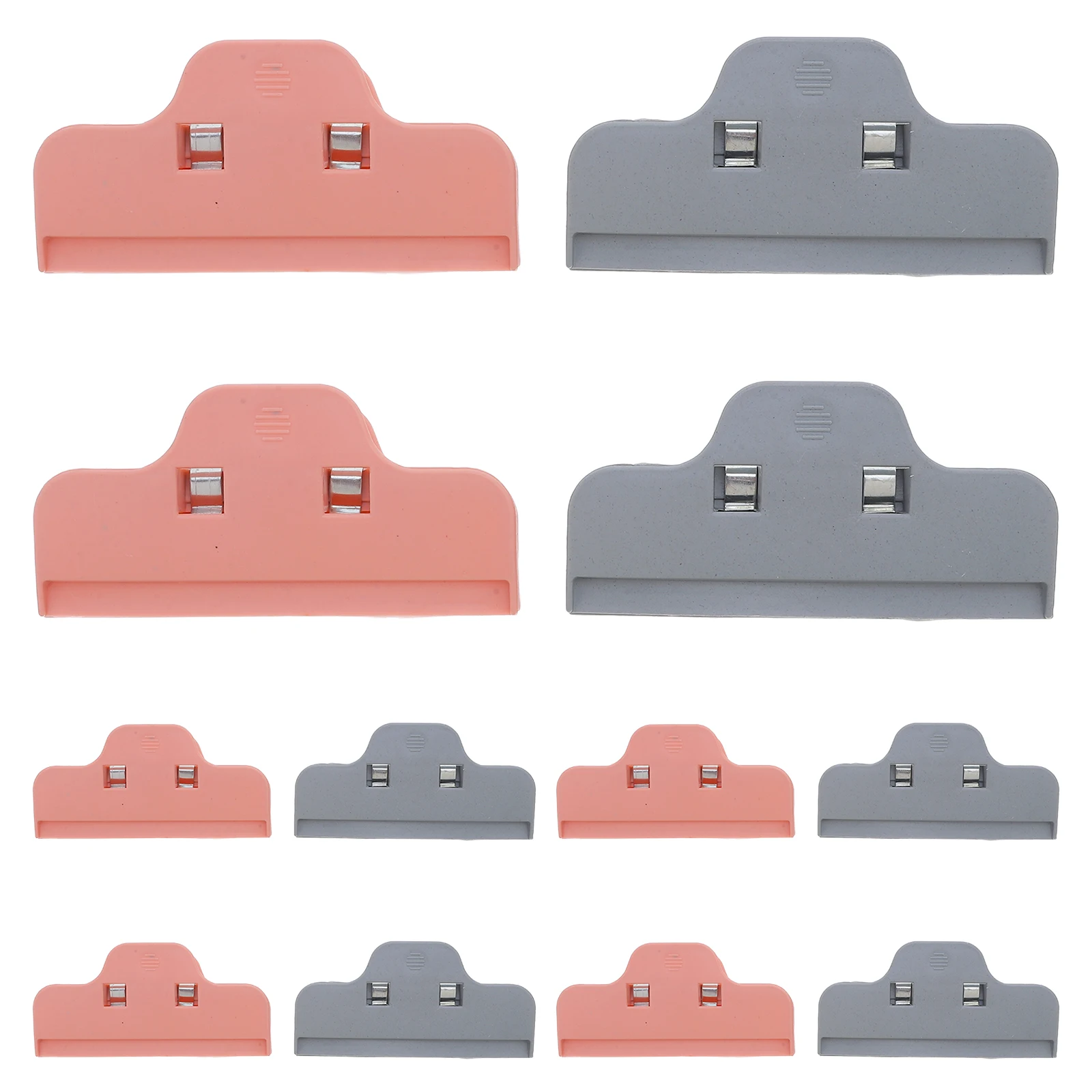 

12 шт. зажимов для герметичной упаковки продуктов и кофе, для ежедневного хранения влагонепроницаемых пакетов