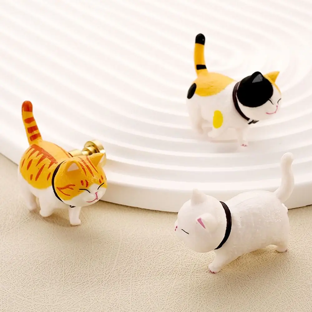 Cartoon Cat Drawer Handle Resin Drawer Pull Modern Cabinet Handle Durable Wardrobe Handle Cupboard Handle Furniture Hardware