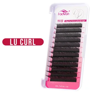 Fadvan yy schwarze/braune Wimpern 8 Hauptverkäufe können Fringe - №5