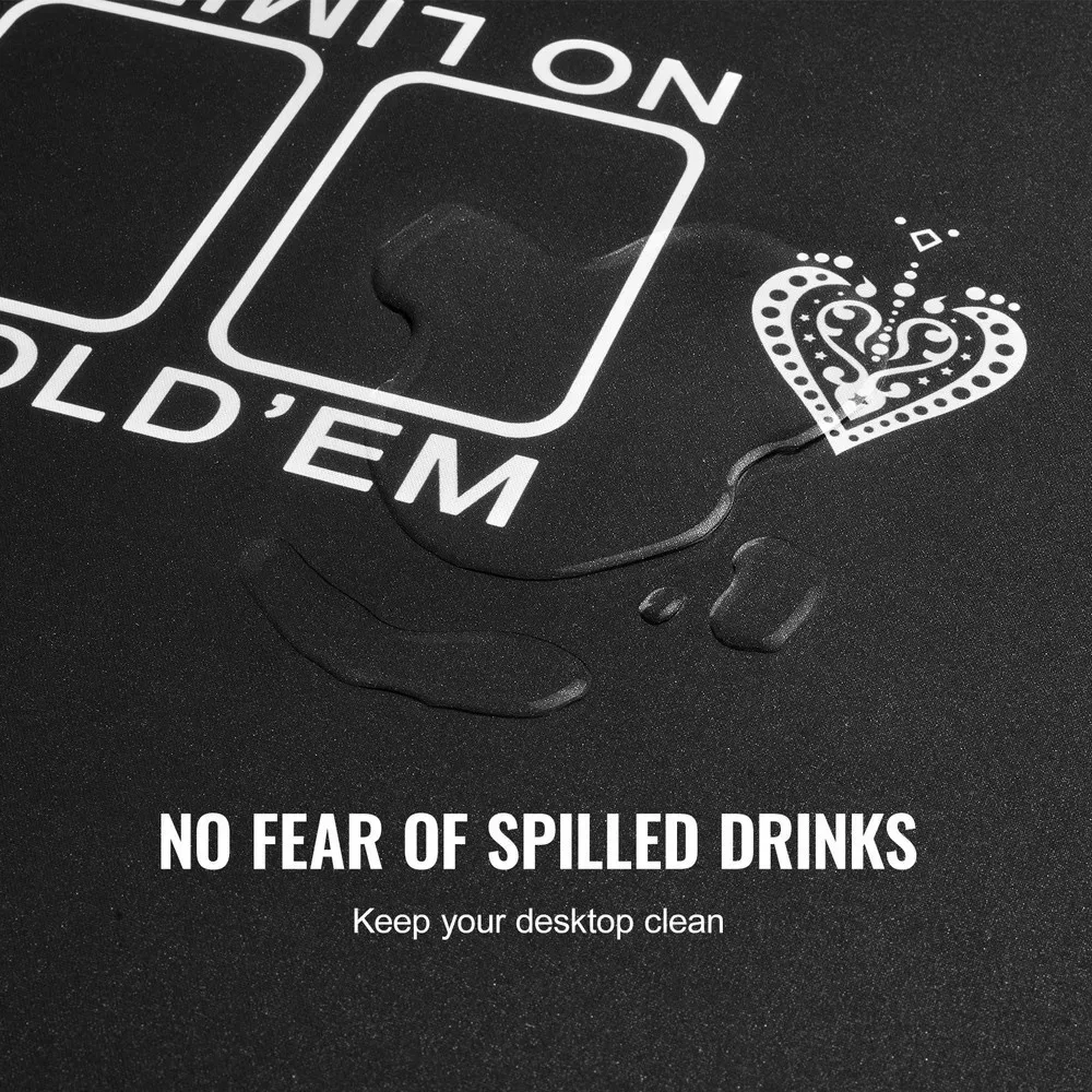 حصيرة طاولة مطاطية مصممة خصيصًا من تكساس هولدم مقاس 120 × 60 سم، ملحقات طاولة البوكر لمهرجان الشطرنج #5