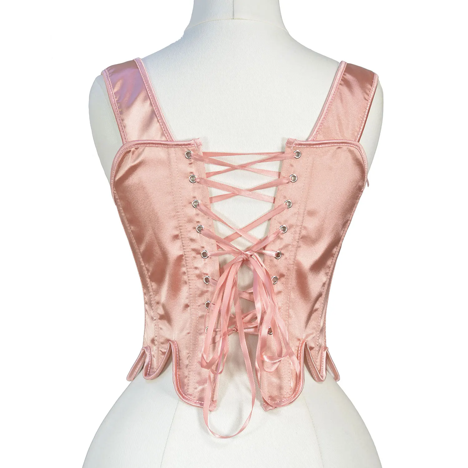 Vintage French Corset Tops To Wear Out Sexy Floral Strappy Bustier Tank Top Lace Up Women Flower Camis