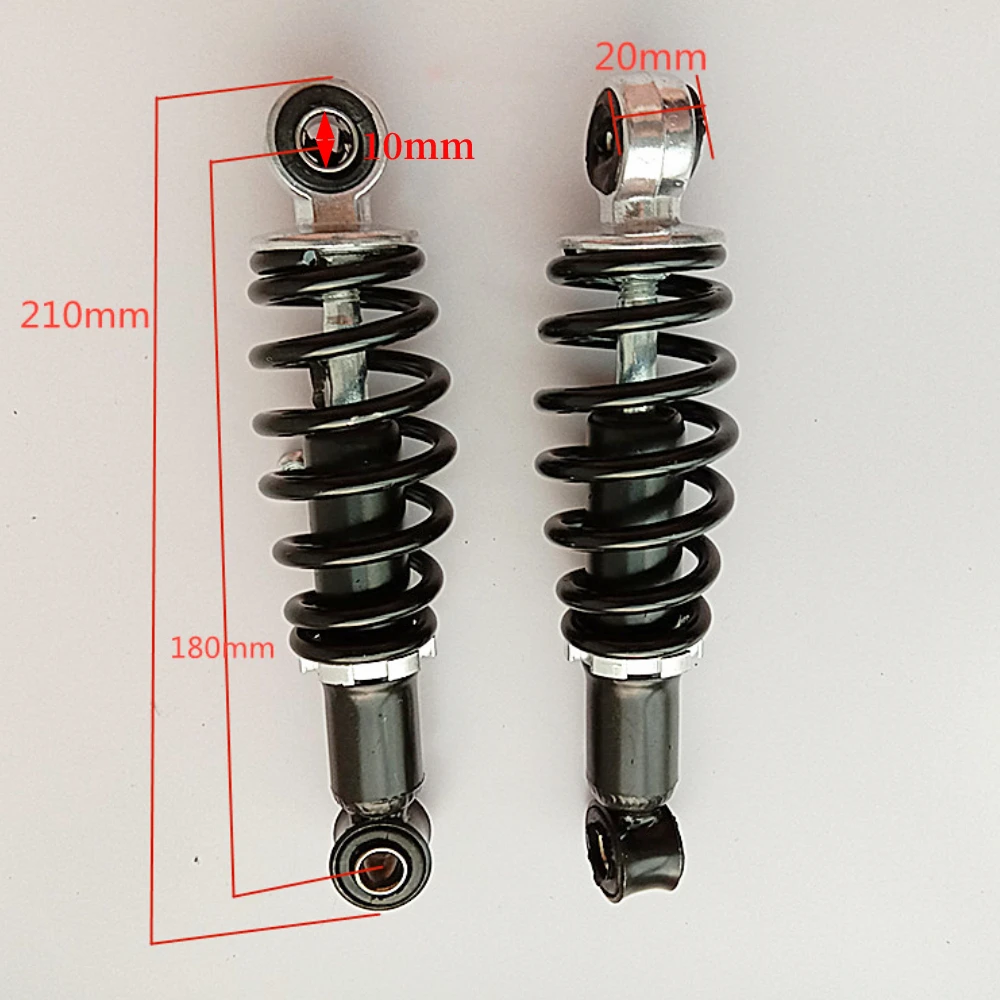 180 190 mm Shock Suspension Bumper Spring Shock Absorber Parts Rear Shock For Electric Scooter Citycoco Vehicle