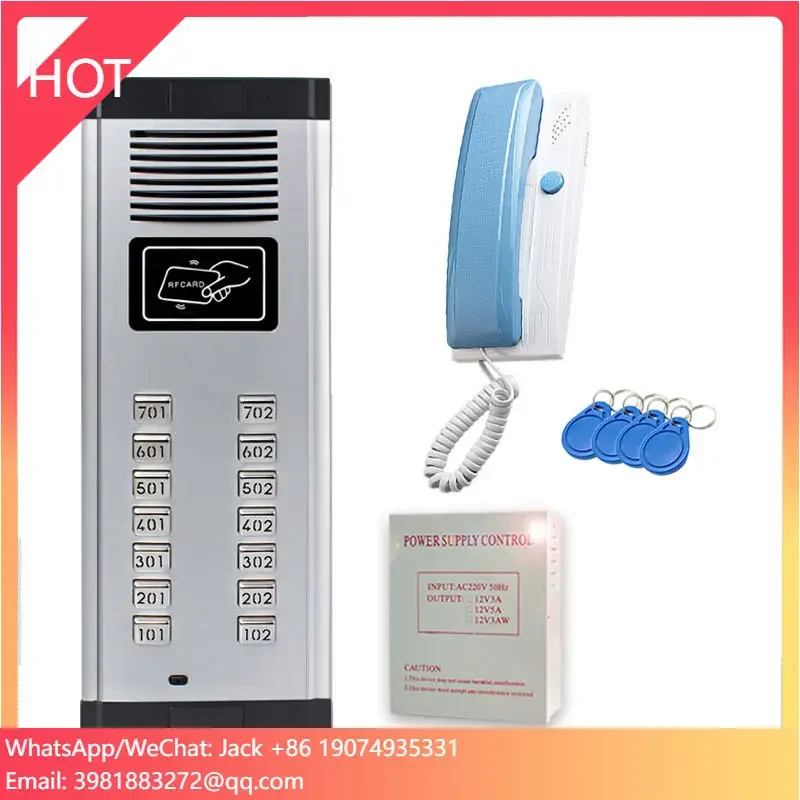 

Abe Factory Direct Access Control Intercom System Family Multi-Apartment Two-Way Intercom Audio Intercom