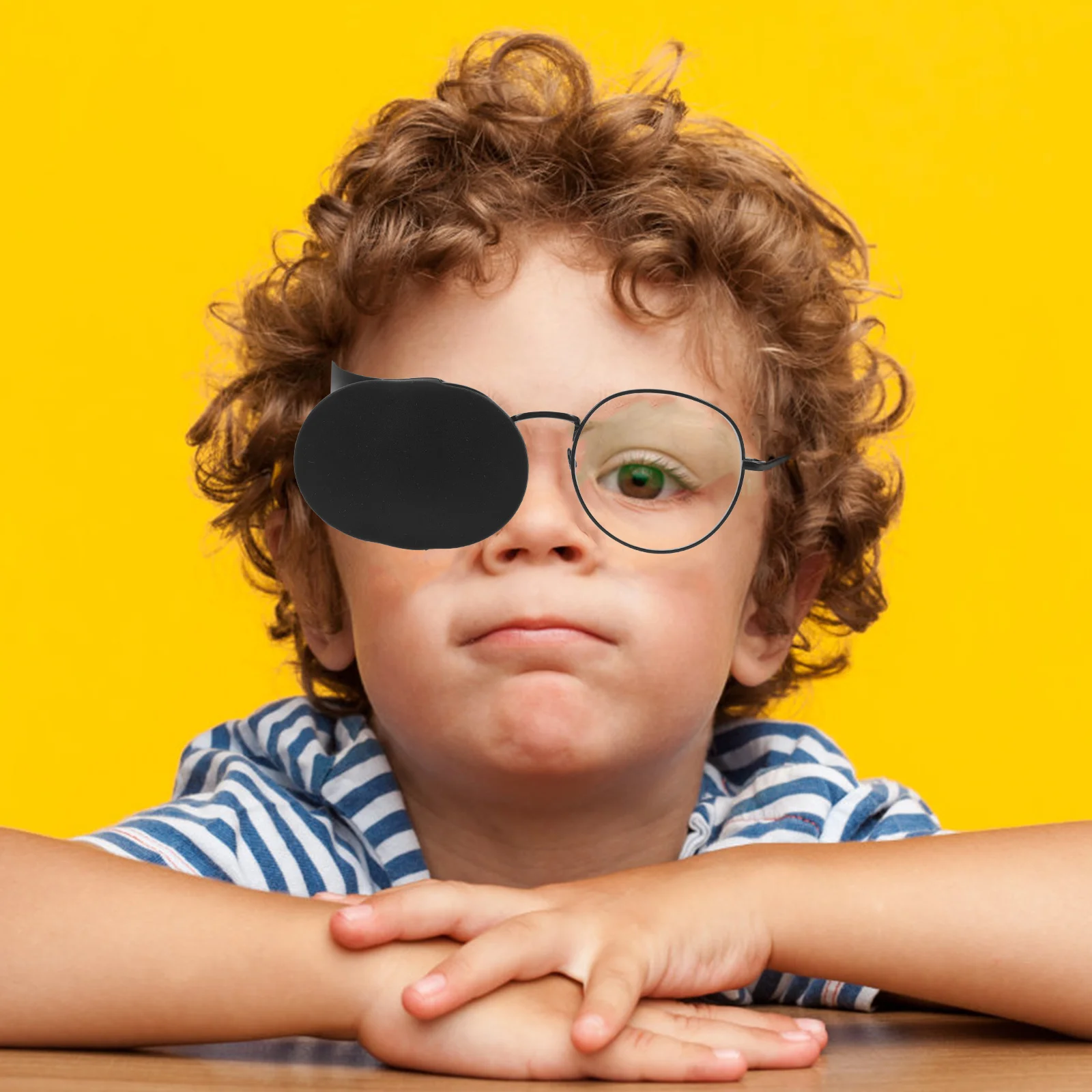 

2 Pcs Glasses Silicone Eye Mask Kids Patch Lazy Patches Clothing Protector Cover Breathable Toddler Child