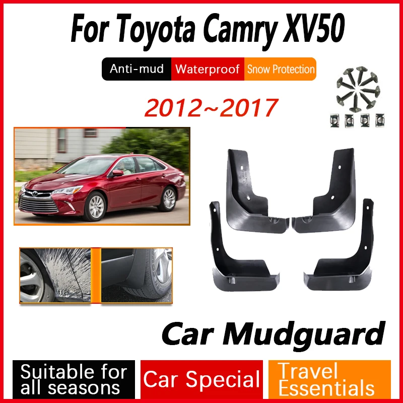 

Car Mud Guards For Toyota Camry XV50 2012 2013 2014 2015 2016 2017 Antifreeze Flaps Splash Front Rear Wheel Mudflaps Accessories