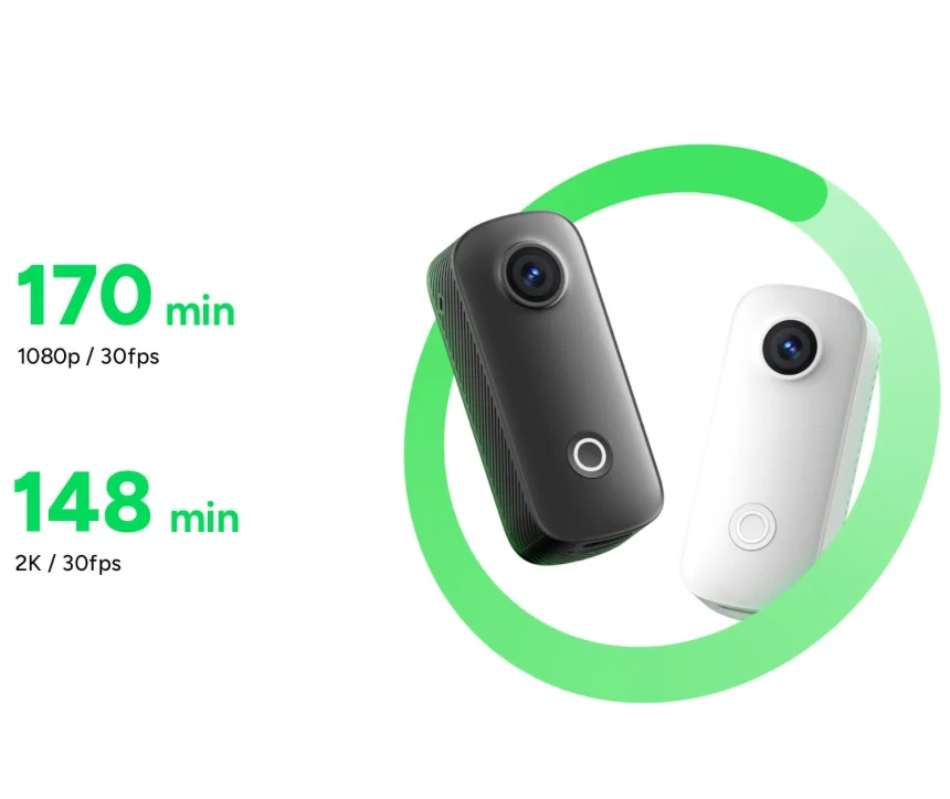 SJCAM C100PRO Waterproof Mini Action Cam 4K Thumb Camera SJCAM Pocket Body Camera for Sports Riding(No microSD) - view 4