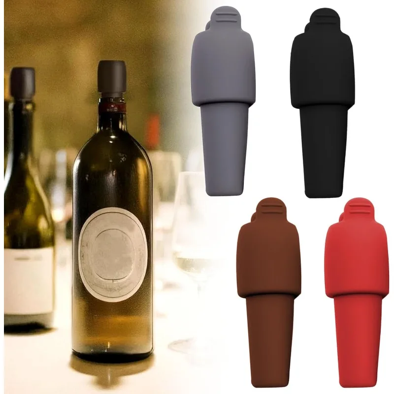 

Silicone Plug for Wine Bottles for Champagne Sealed Bottle Caps, Glass Bottle Sealant Caps for Wine Plugs for Your Home Use