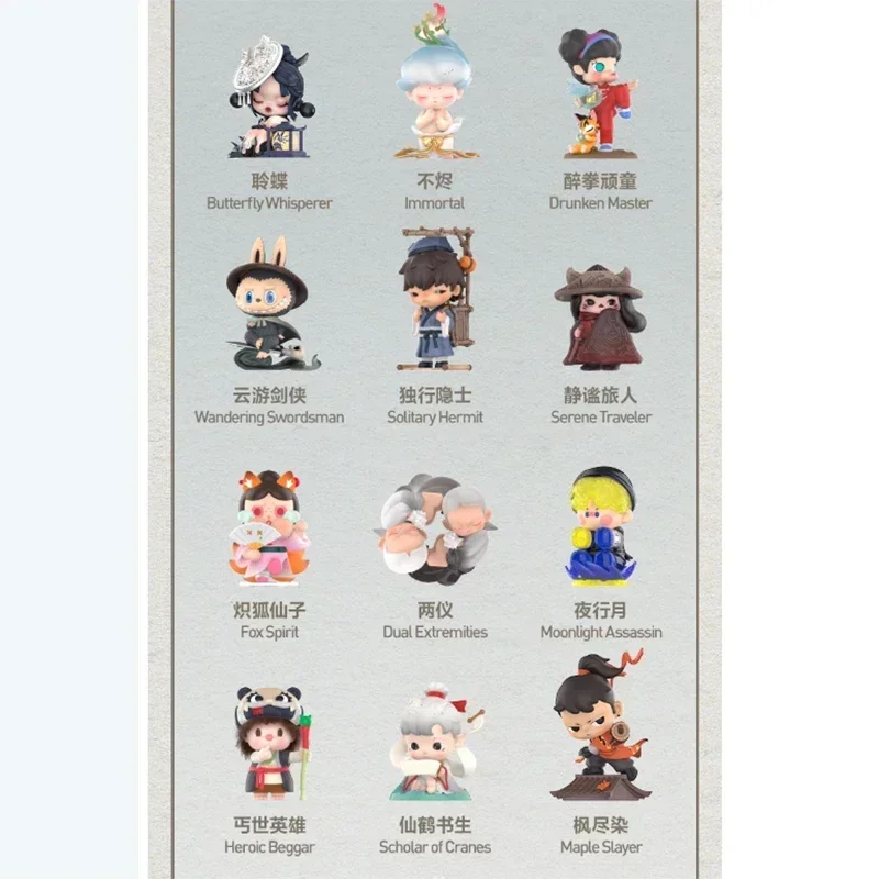 POP MART Matchless POP MART 14th Anniversary Series Blind Box Toys Kawaii Anime Action Figure Surprise Mystery Box Dolls Girls image 3