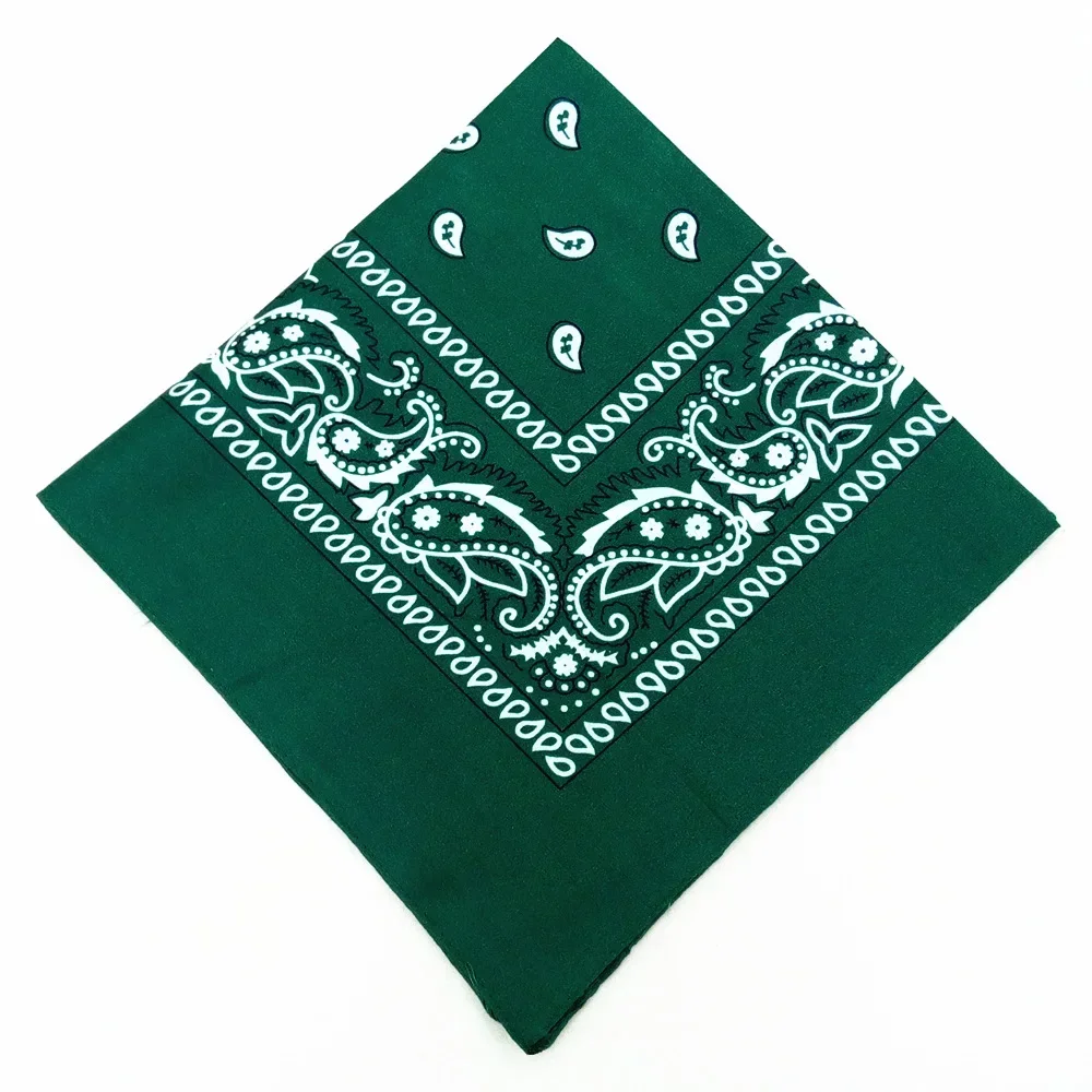 1/2 Stuks Mannen Vrouwen Katoen Bandana Haarband Cowboy Heren Biker Sport Hoofddeksels Pols Hairwrap Enkelzijdig Hoofd wrap Sjaal Paisley