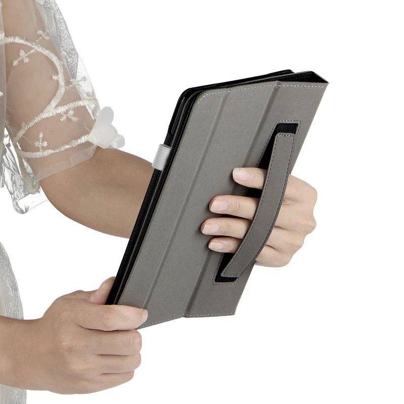 E-Reader Case Tri-Folded Magnetic Protective Cover Shockproof Leather Back Shell for 7.8