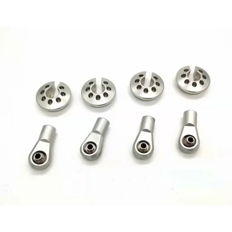 E-VIRATRUE 7075Aluminum Shock Rod Ends&Spring Cups For Losi Super BAJA REY 1/6&Losi Super Rock Rey 1/6