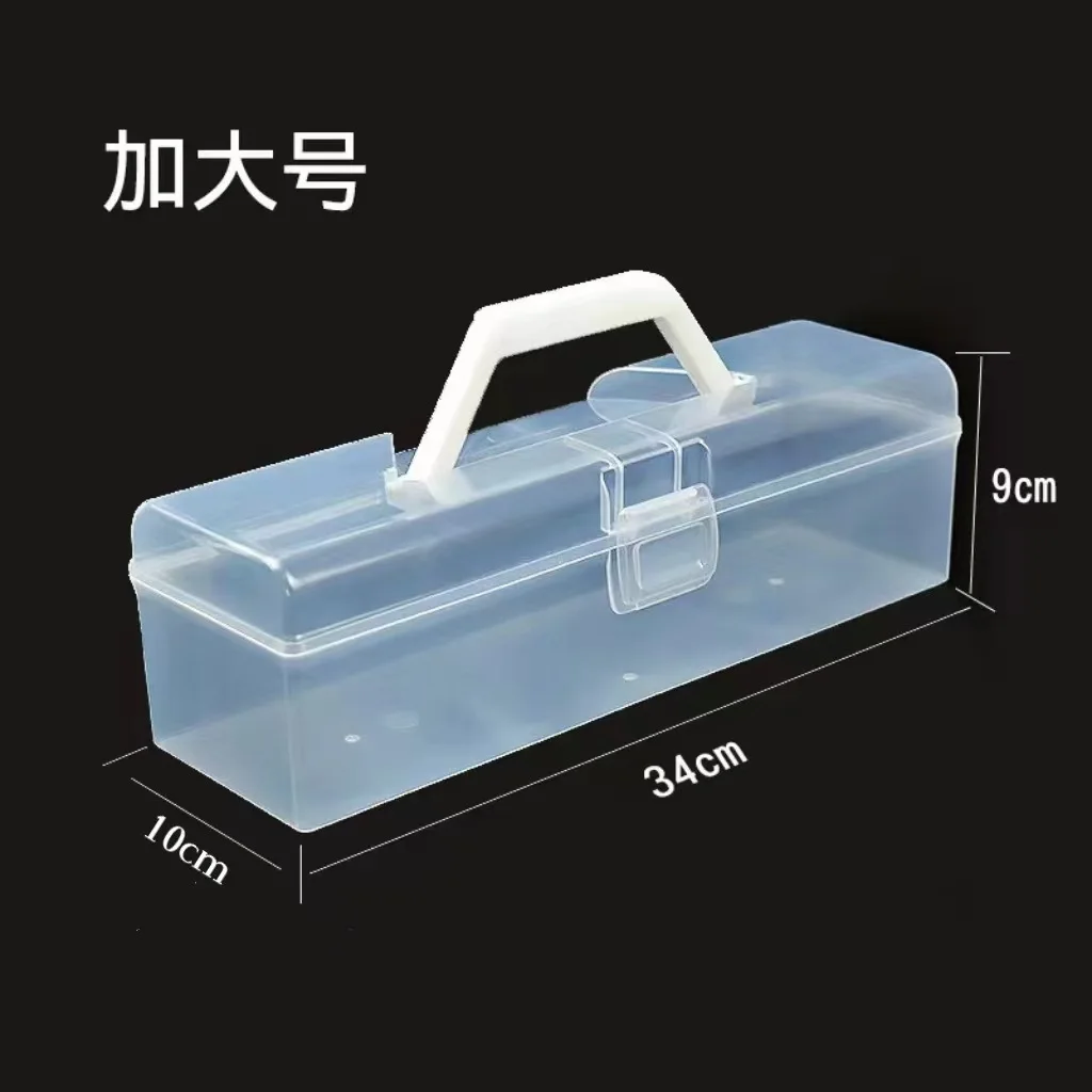 Plastic Container Storage Case for 200 Cigarette Filter Tubes Carton Safe Seal Storage plastic box