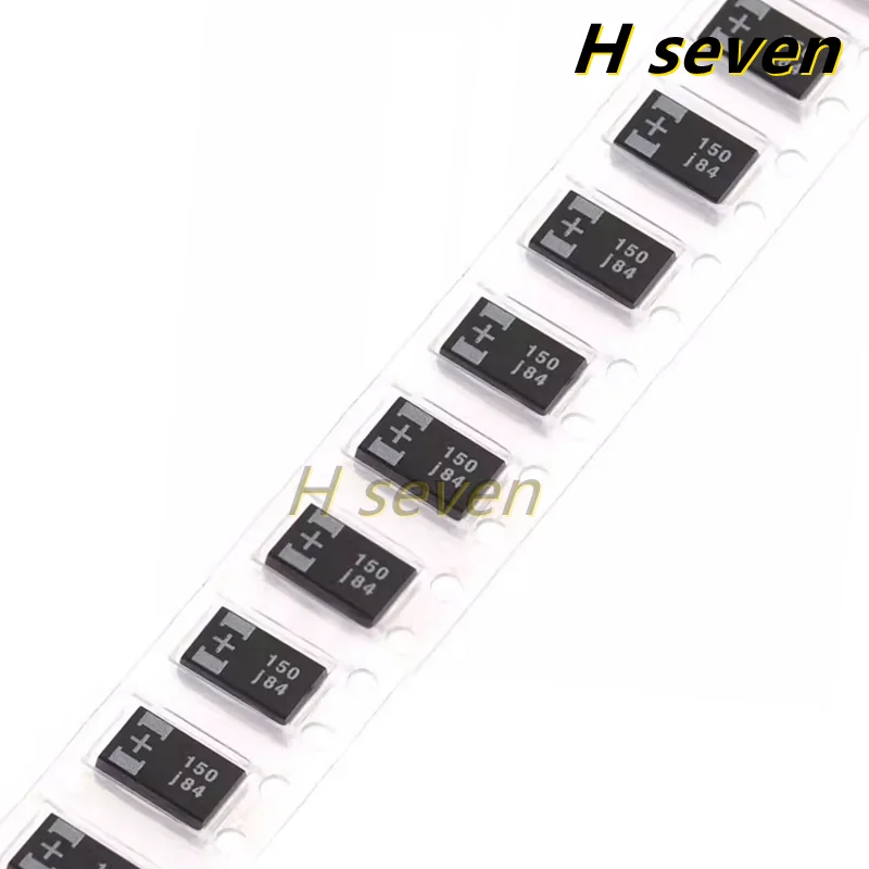 10pcs 7343 D Type Low ESR 6TPB150ML 6.3V 150uF SMD Polymer Tantalum Capacitor