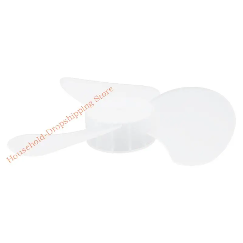 

85AD Small Power Mini Plastic Fan Blade 3 Leaves For Hairdryer Motor