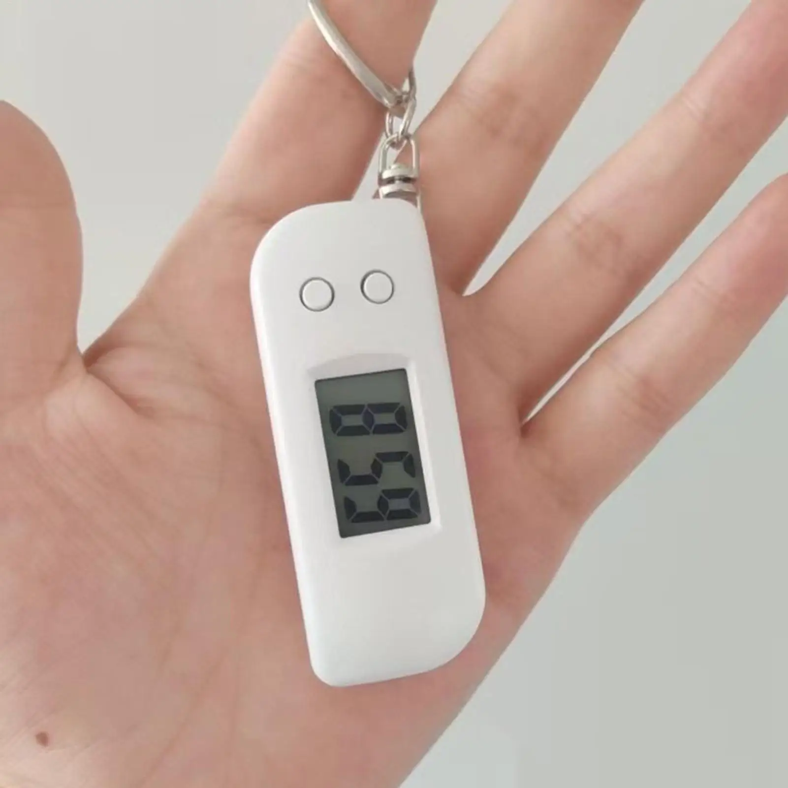 Świecący brelok LED z zegarkiem kieszonkowym dla dzieci, cichy wyświetlacz LCD, przenośny zegar na biurko dla uczniów do nauki i egzaminów, dla mężczyzn i kobiet.