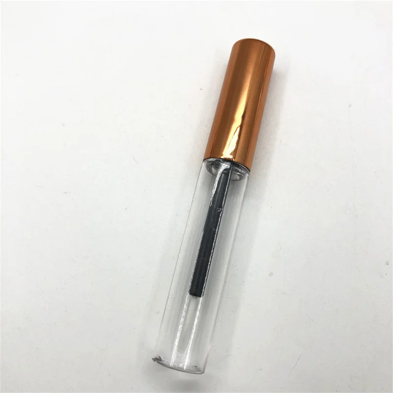 50 Up Druck! Rose Gold Eyeliner Flüssigkeit Leeren Rohr DIY Falsche Wimpern Flüssigkeit Magnet Kleber Flasche 5ml Container