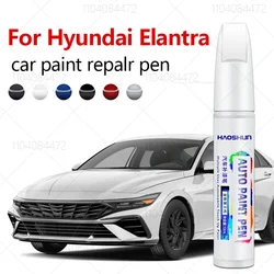 For Hyundai Elantra 1990-2025 J2 XD HD MD/UD AD CN7 Paint Repair Pen Touch Up Scratch Remover DIY Auto Accessories Black White