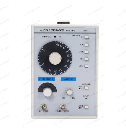 AC 100-240V TAG-101 Low Frequency Audio Signal Generator Signal Source 10Hz-1MHz