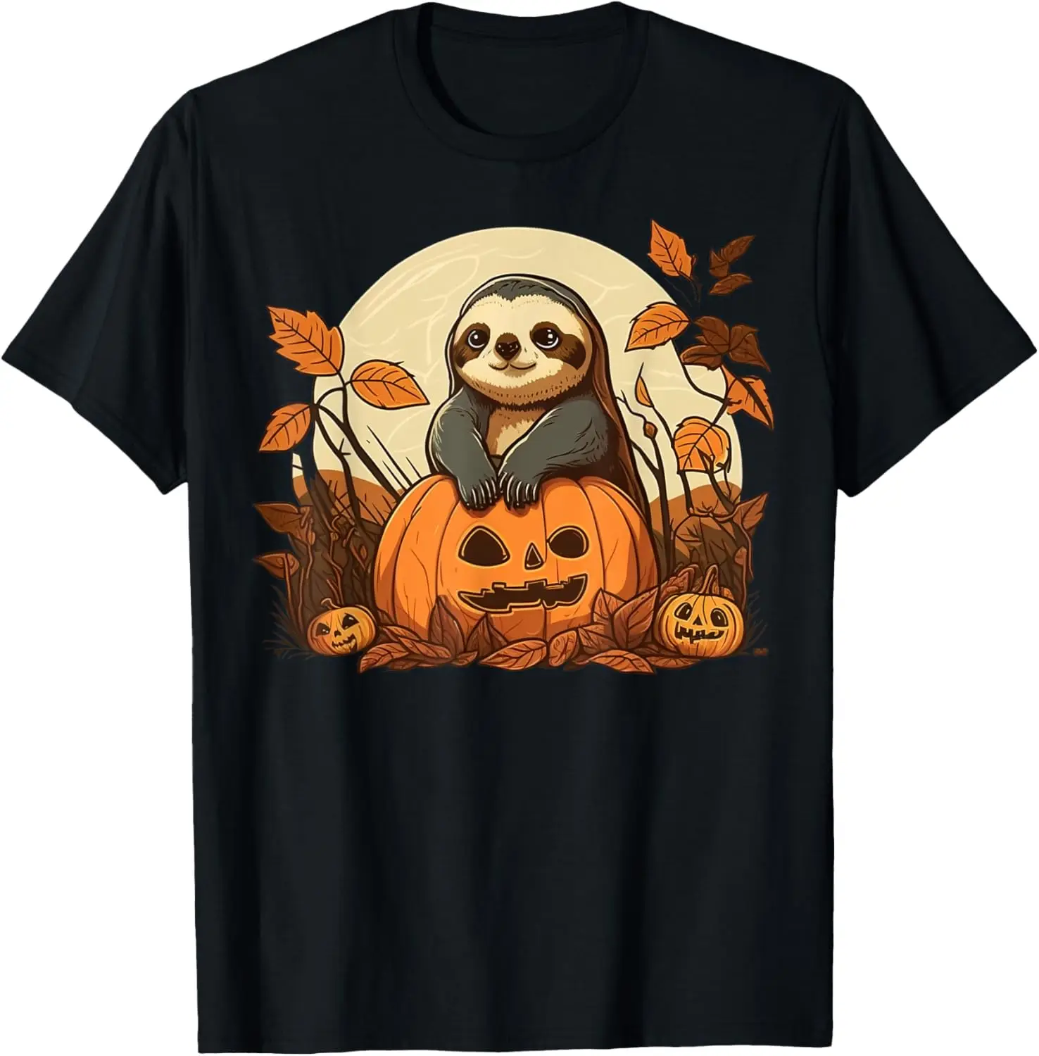 

Pumpkin Sloth costume on Sloth Halloween T-Shirt