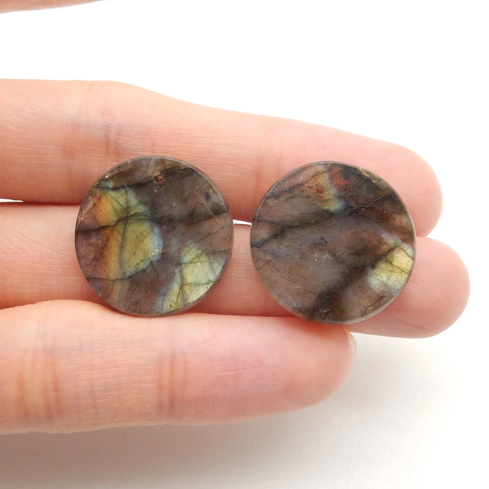 

Круглые серьги из натурального лабрадорита для женщин, набор серег с драгоценными камнями, оптовая продажа, уникальный подарок для изготовления ювелирных изделий своими руками