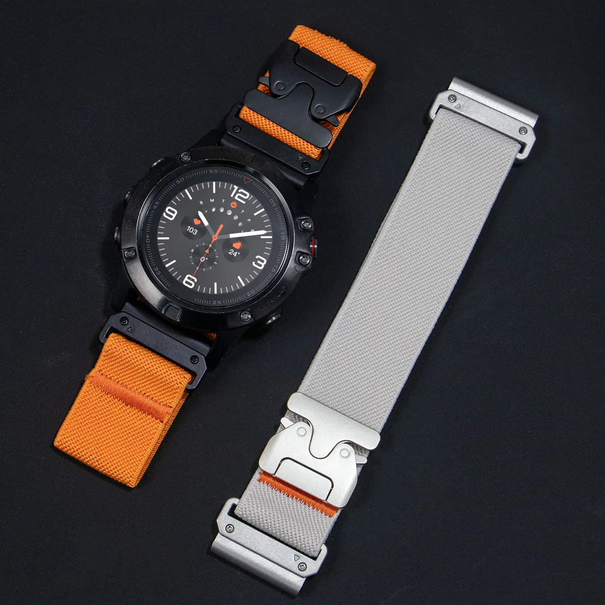 20 22 26mm Quick Fit Nylon Strap for Garmin Quatix 8 Fenix 8 Tactix8 43/47/51mm Fenix E/7/7X/7S Bracelet Correa Instinct 3 Band