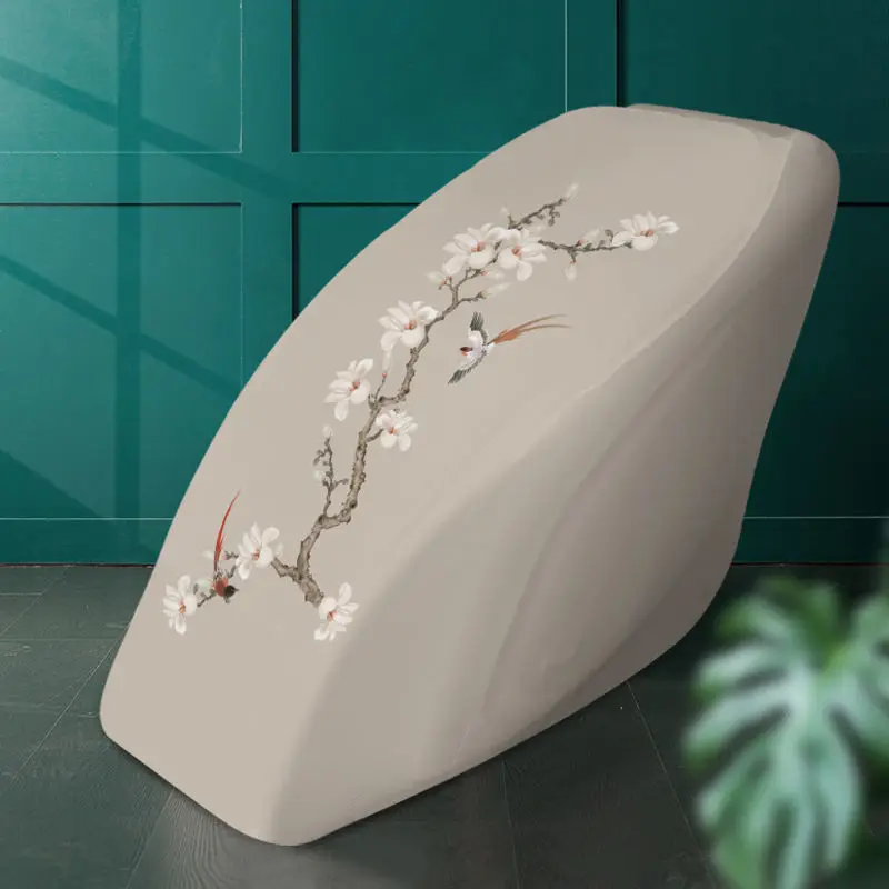 1pcs Floral Printed Universal Massage Chair Dust Cover Washable Electric Massage Chair Cover Home Furniture Stretch Protector