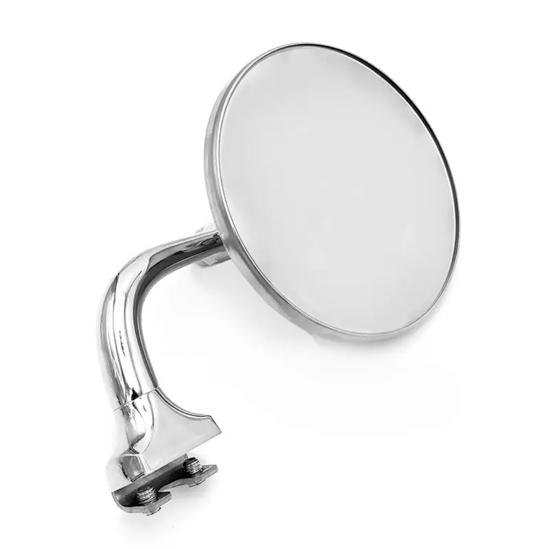 A13Z-Round Side Mirror Kit Featuring Wide Fitment For Classic Cars Retro Design Suitable For Front And Rear Positions Offering
