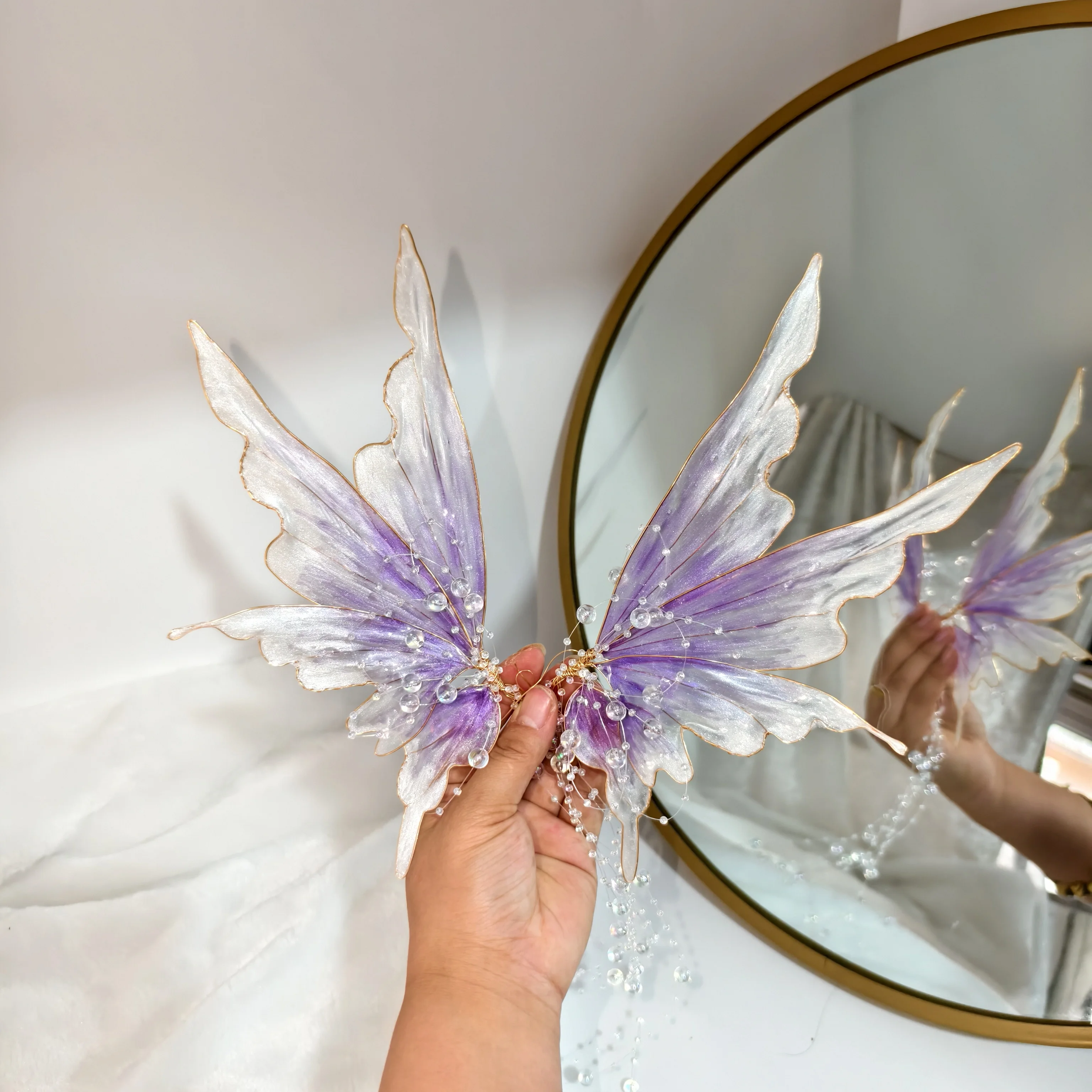 Love and Deepspace Rafayel Cosplay Prop Lemurian Sea God Cosplay Handmade Ear Game Tears of Romirro Mermaid Ear Prop Hallowmas