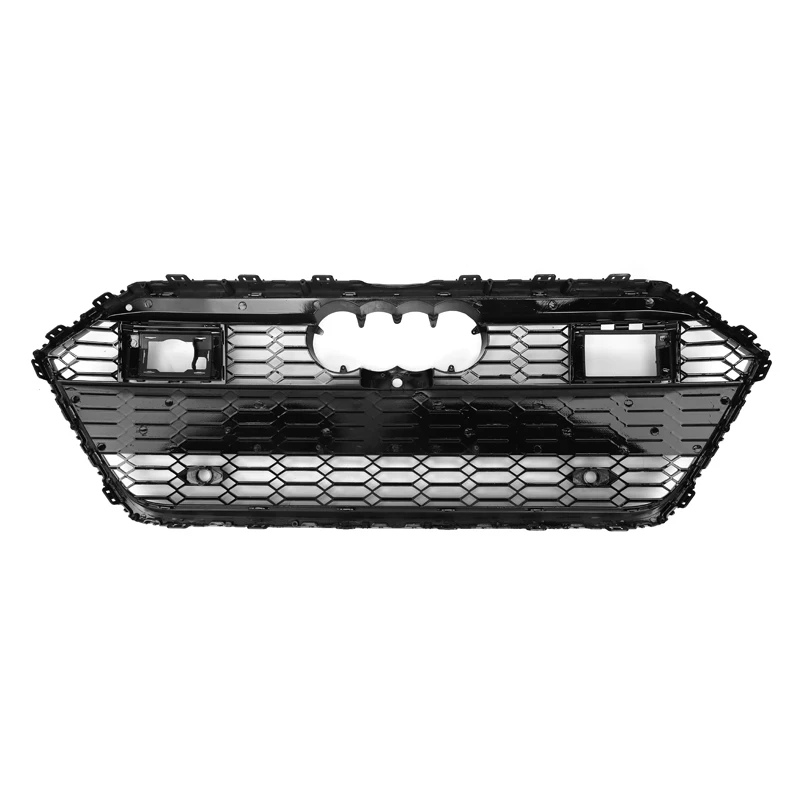 جودة عالية A7 C8 ABS مركز شواء RS7 نمط لـ Aud A7 S7 Honeycomb Gril |   C8 2019+ مع ACC