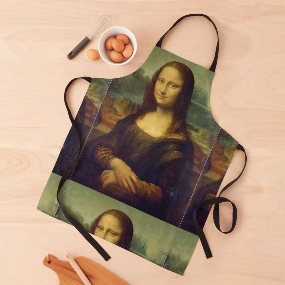 

Mona Lisa Apron Home Utensils kitchen item Waiter Uniforms Household Items Apron