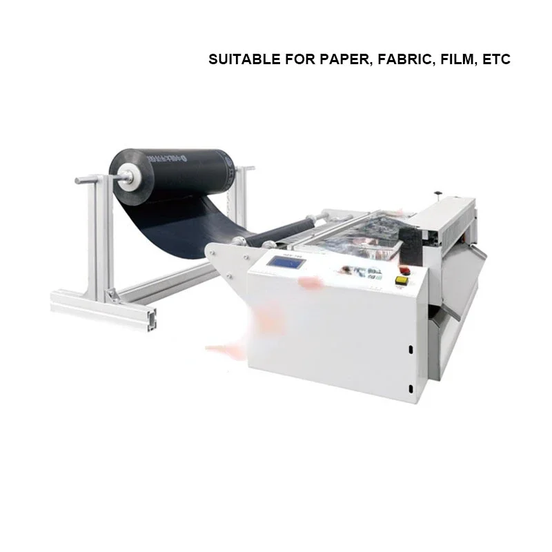 Automatic bubble film cutting machine, leather paper slicer, non-woven fabric  PVC