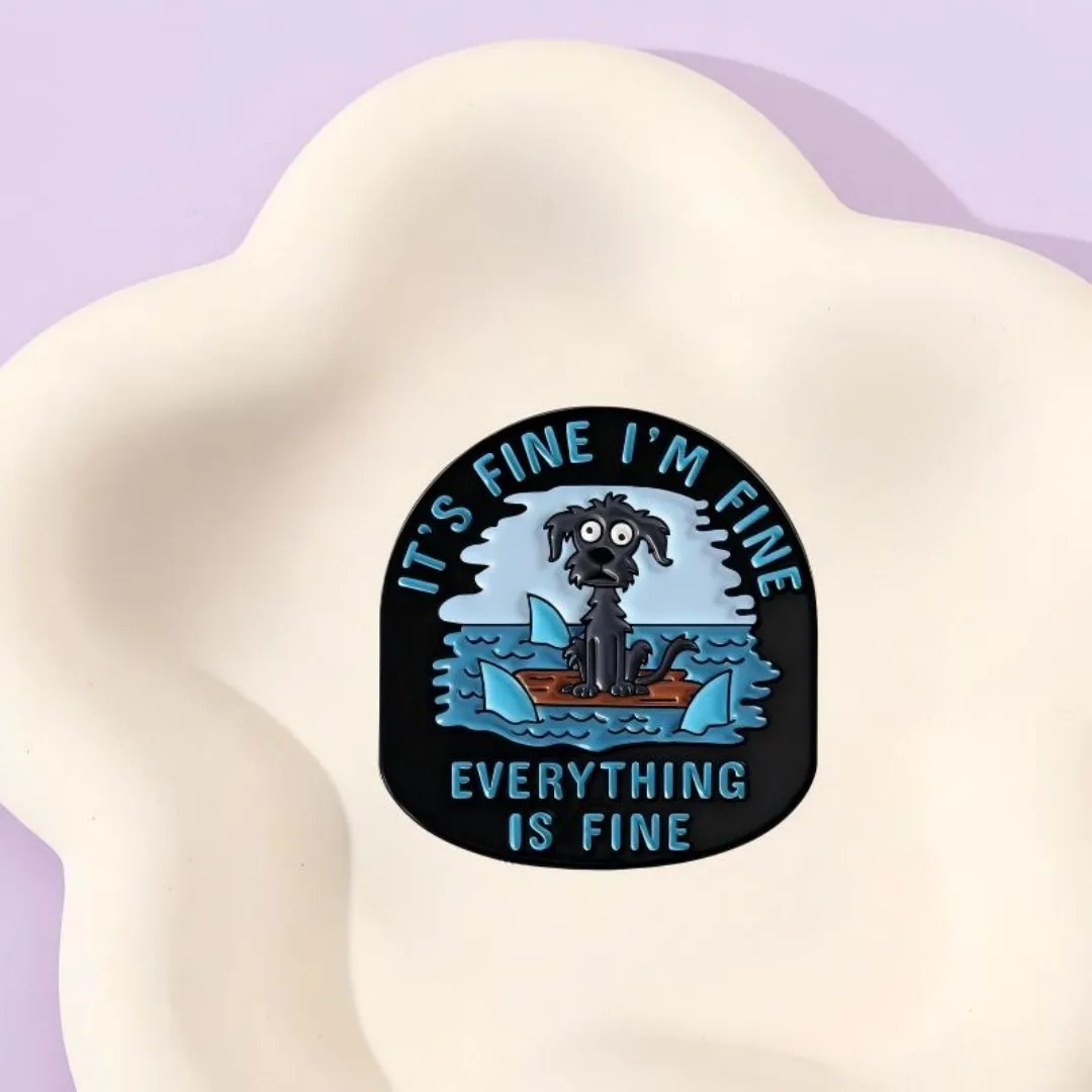 Fine,Dog Funny Enam…