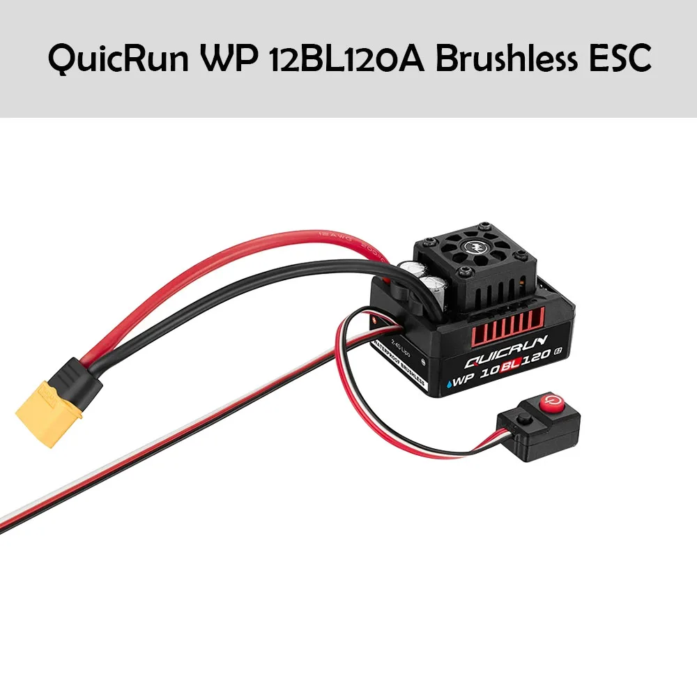 HOBBYWING QuicRun WP-10BL120 G2 120A ESC 3652/3660 ブラシレス