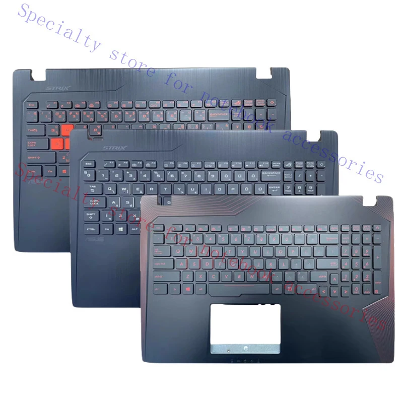 A+  Backlit US Keyboard Palmrest Upper Case Cover FOR Asus GL553VW FX553VD FX53VD ZX53